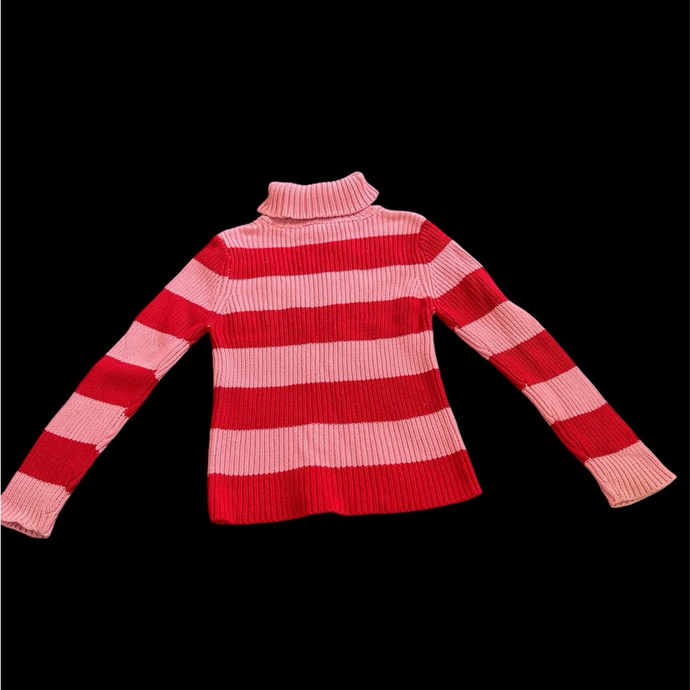 Girl's  THE CHILDREN'S PLACE Sweater Pink Stripe Size M 7/8